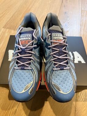 New Balance Baklava  1890 Men's Running Shoes - Light Blue / Navy / Coral
